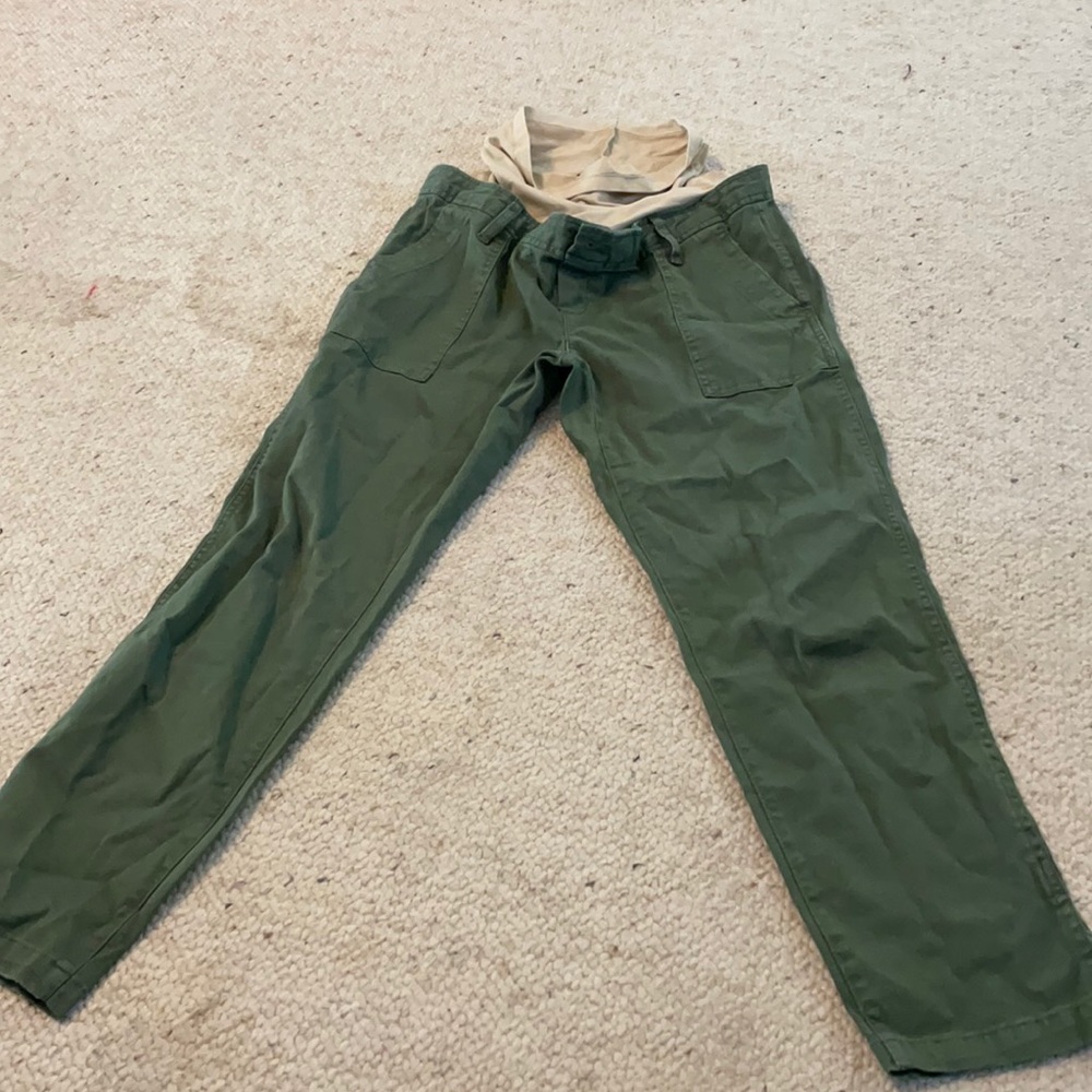 Maternity Full Pants green pants